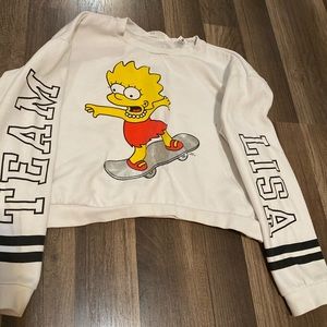 Lisa Simpson H&M comfy printed sweatshirt